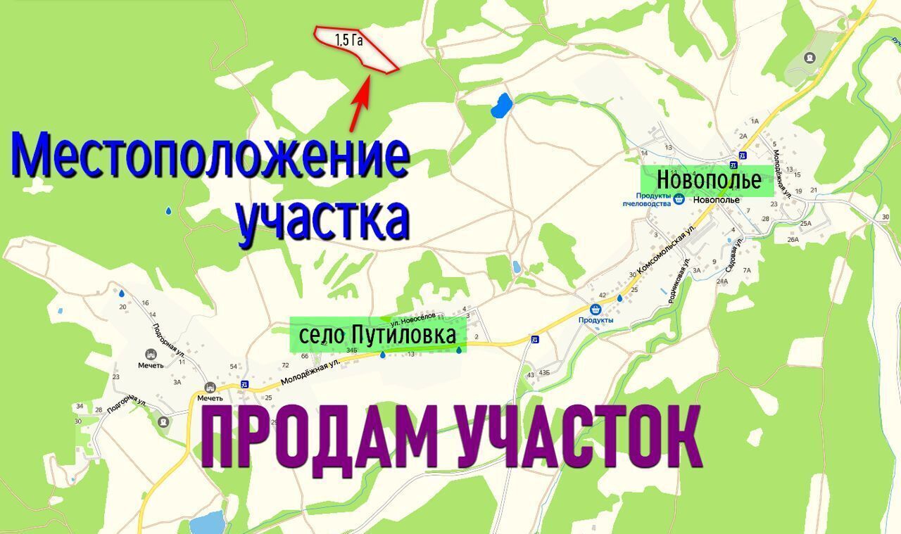 земля р-н Бахчисарайский с Путиловка Голубинское сельское поселение, Бахчисарай фото 1