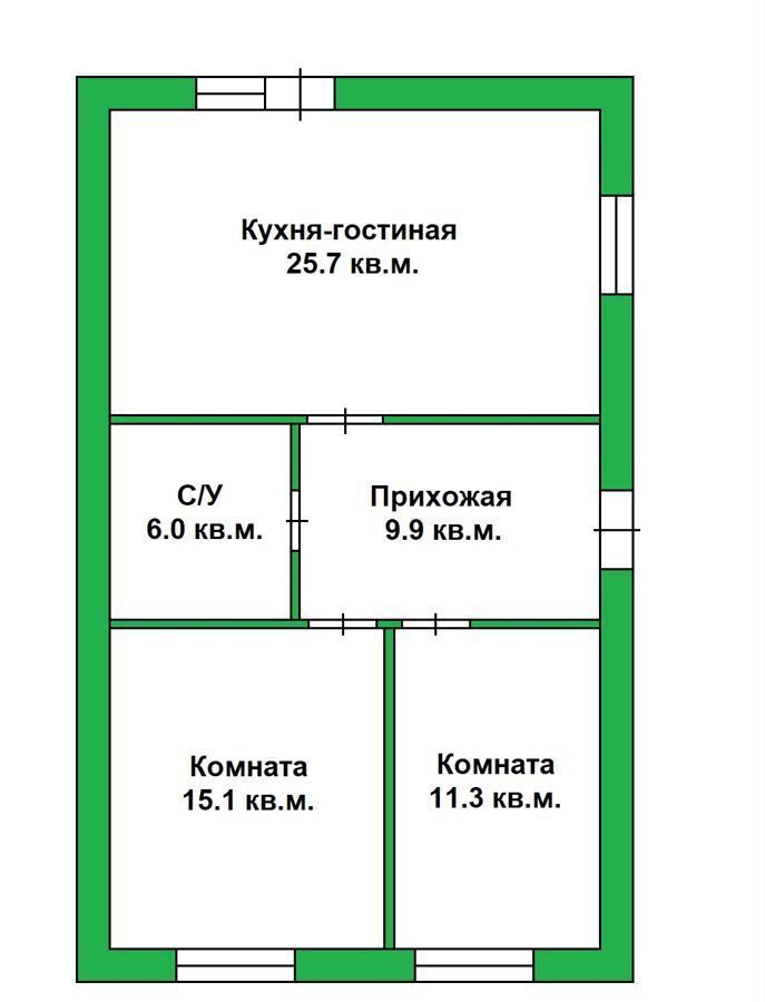 дом р-н Кстовский д Малая Ельня ул Садовая Ждановский фото 7