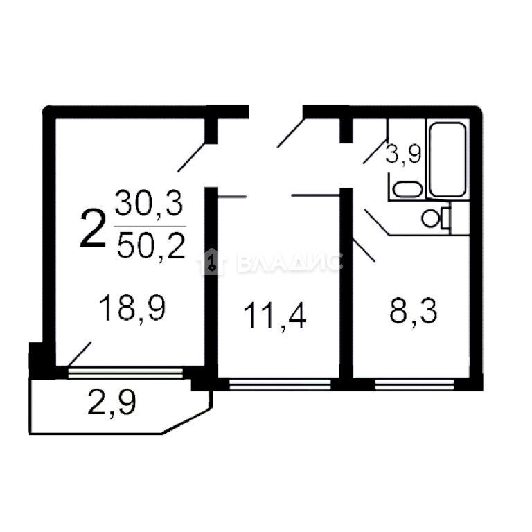 квартира г Москва метро Марьино ул Маршала Голованова 18 фото 3