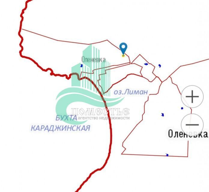 земля р-н Черноморский с Оленевка ул Ленина фото 1