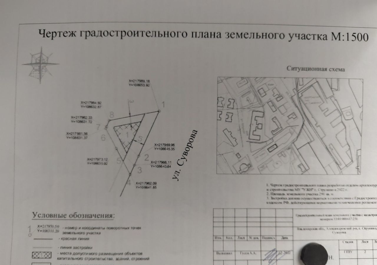 земля р-н Александровский г Струнино ул Суворова Ярославское шоссе, муниципальное образование Струнино фото 3