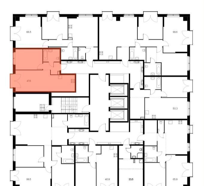 квартира г Москва метро Багратионовская ЖК Барклая 6 к 1 фото 2