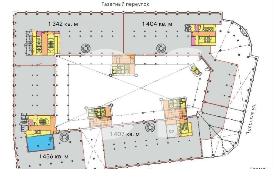 офис г Москва метро Охотный Ряд ул Тверская 7 фото 6