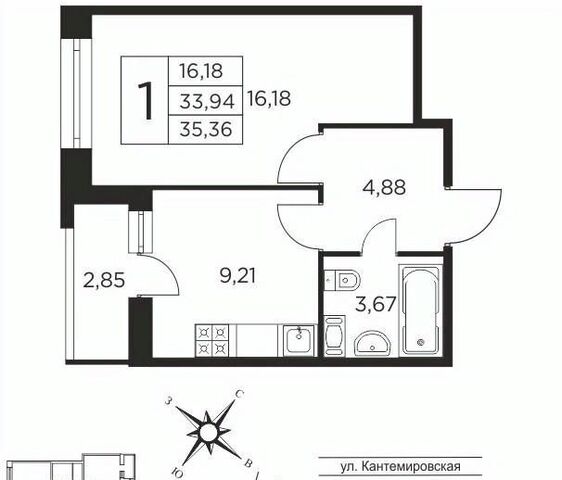 квартира метро Лесная пр-кт Большой Сампсониевский 70к/5 фото