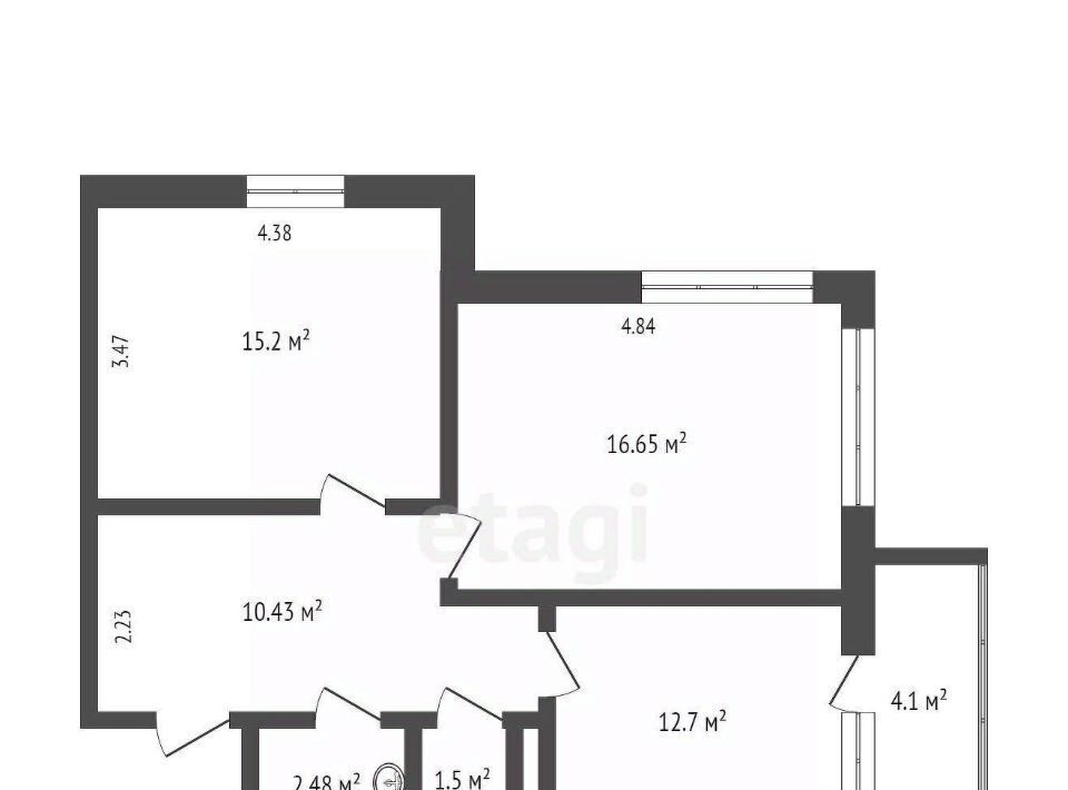 квартира р-н Симферопольский с Мирное ул Крымской весны фото 24