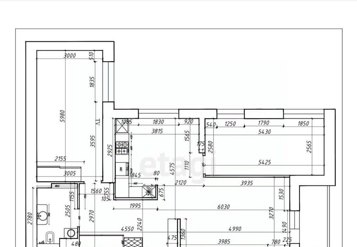 квартира г Казань Козья слобода Комсомольская ул., 1 фото 24