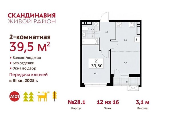 метро Коммунарка ТиНАО квартал № 167 фото