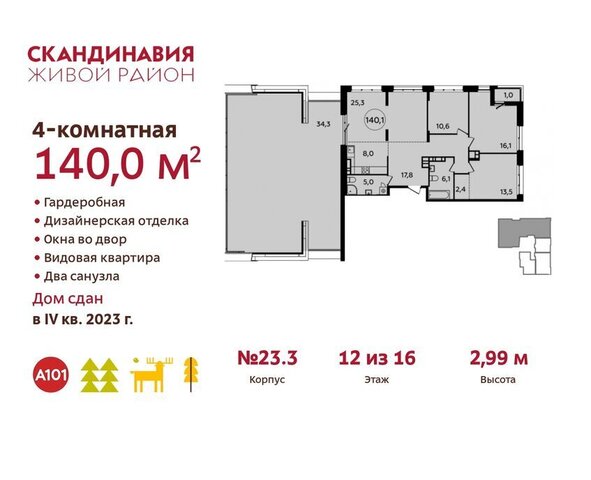 метро Коммунарка жилой комплекс Скандинавия, к 23. 3 фото