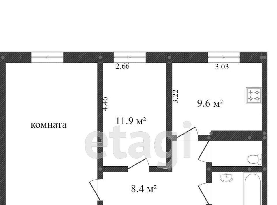 квартира г Сургут ул Нефтяников 4/1 фото 20