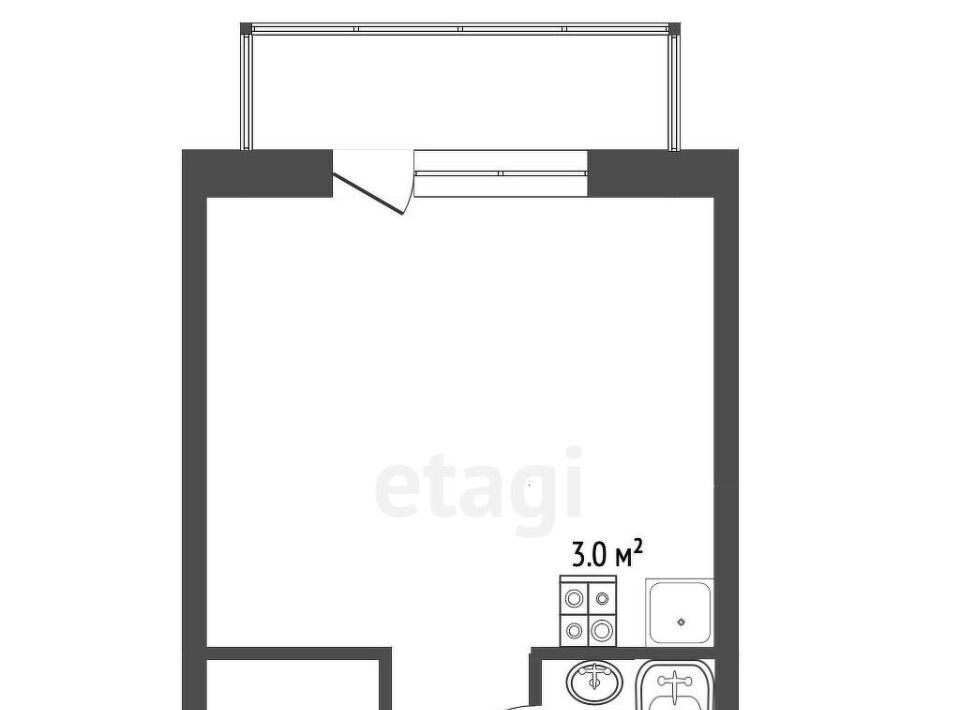 квартира г Сургут ул Ивана Захарова 12/1 30А фото 13