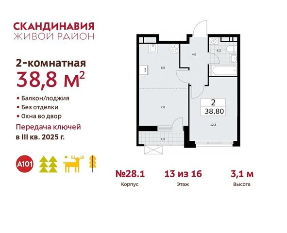 п Филимонковское метро Коммунарка ТиНАО квартал № 167 фото