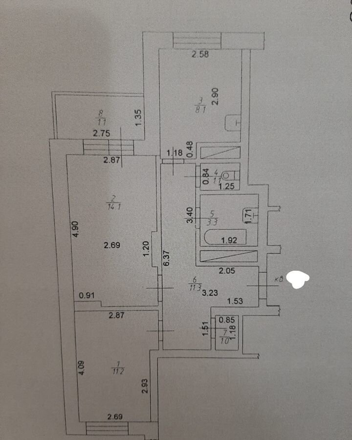 квартира г Казань р-н Ново-Савиновский Козья слобода ул Бондаренко 28 фото 15