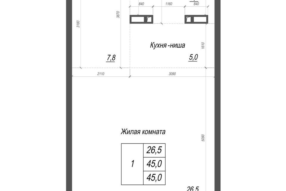 квартира г Владивосток р-н Ленинский ул Невельского Владивостокский городской округ фото 1