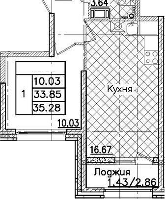 квартира метро Лесная пр-кт Маршала Блюхера 3к/3 фото