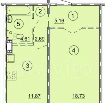 квартира г Тверь р-н Московский ул Склизкова 86к/1 фото 25