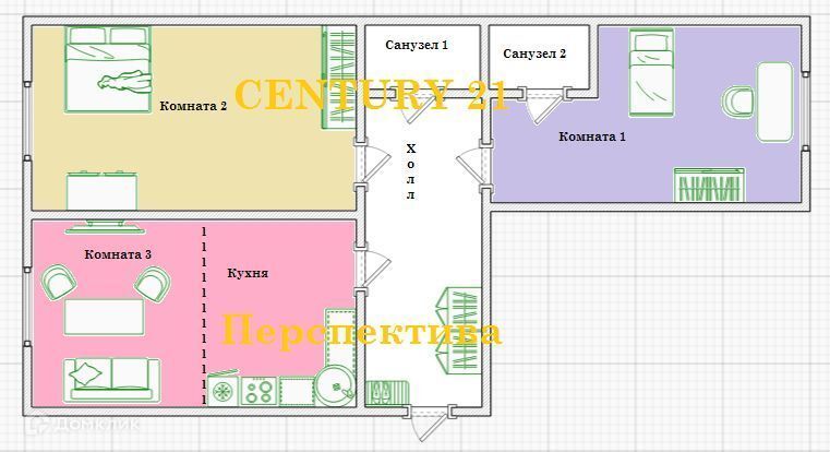 квартира г Балашиха городской округ Балашиха, улица Бояринова, 19 фото 7