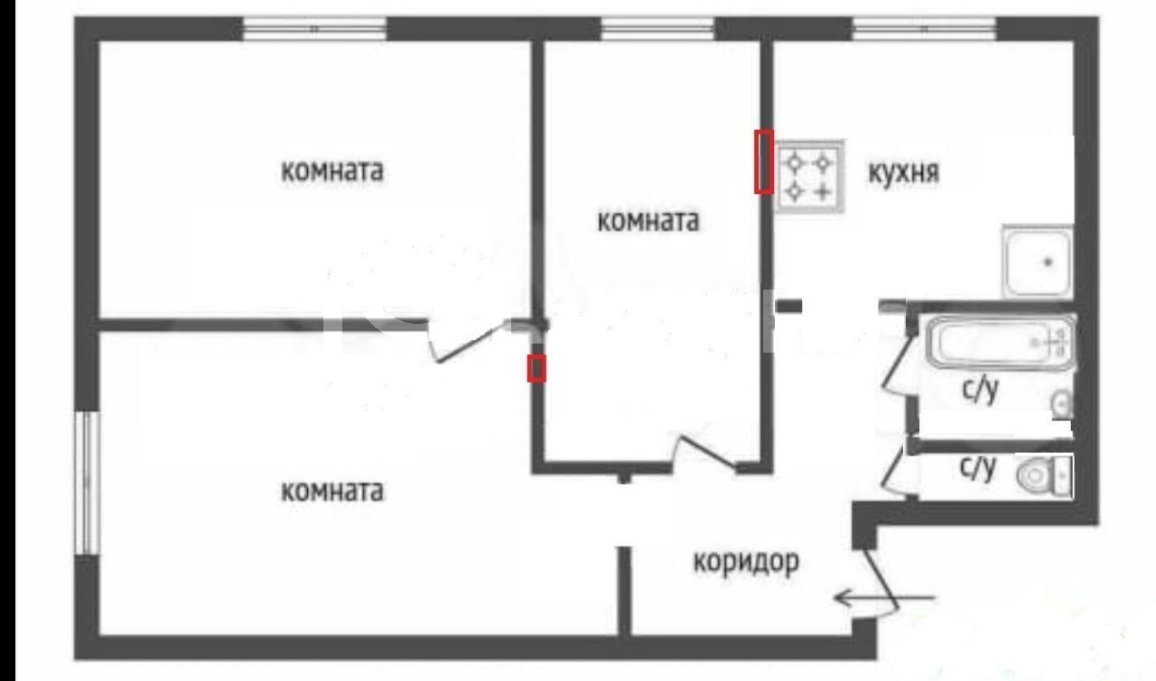 квартира г Екатеринбург р-н Кировский Изоплитная ул., 13 фото 20