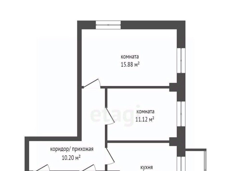 квартира г Красноярск р-н Железнодорожный ул Калинина 41б фото 18