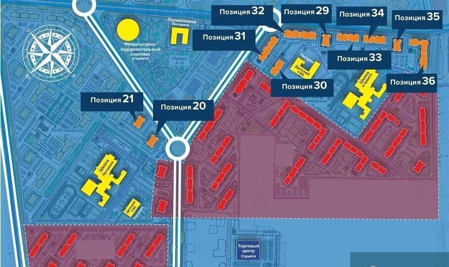 квартира г Воронеж р-н Советский Шилово ЖК «Ласточкино» фото 7