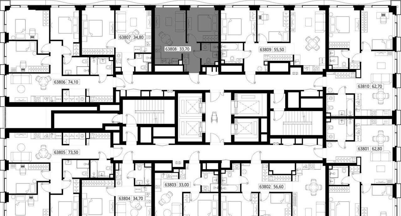 квартира г Москва метро Тушинская мультиквартал CITYZEN муниципальный округ Покровское-Стрешнево фото 2