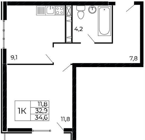 р-н Советский XI мкр, кв-л 11-6, стр. 11-6-3 фото