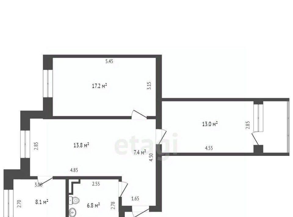 квартира г Новый Уренгой Северная жилая часть мкр Советский 5/2 фото 30