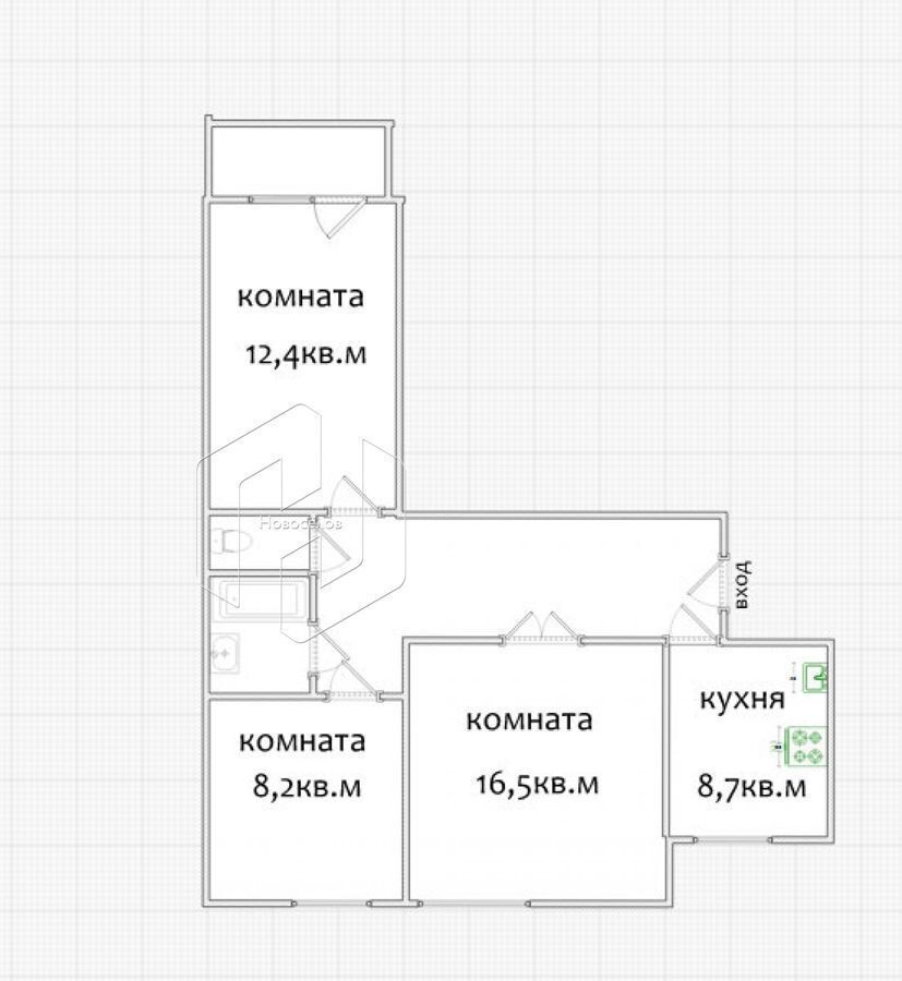 квартира г Рузаевка б-р Горшкова 14 Рузаевский р-н фото 8