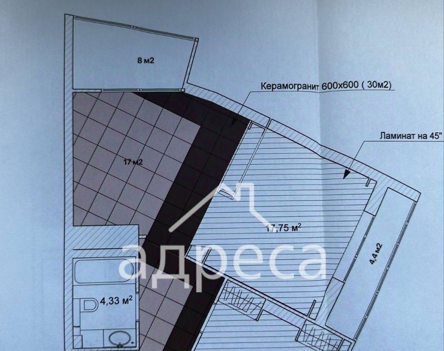 квартира г Самара Российская ул Ново-Садовая 106лк/2 фото 23