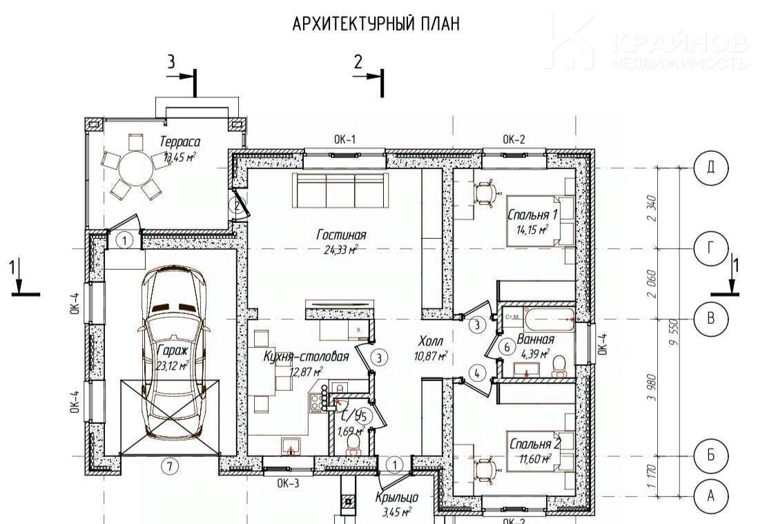 дом р-н Рамонский д Медовка ул Хвойная пос, Новоживотинновское с фото 4