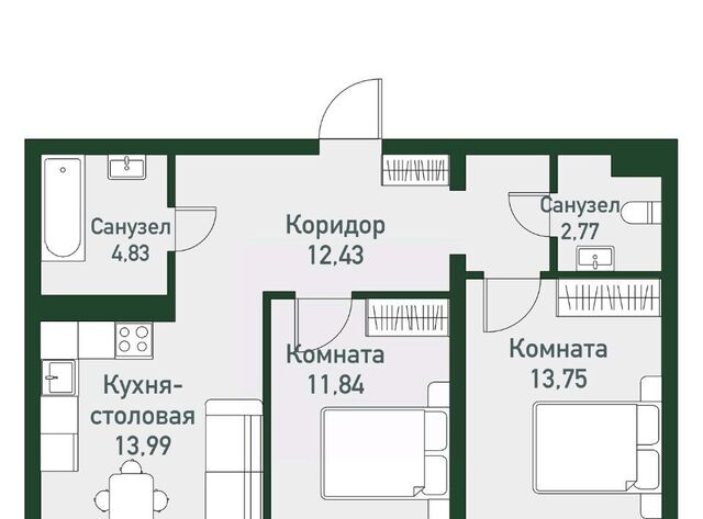 п Западный р-н мкр Привилегия ул Спортивная 15 Кременкульское с/пос фото