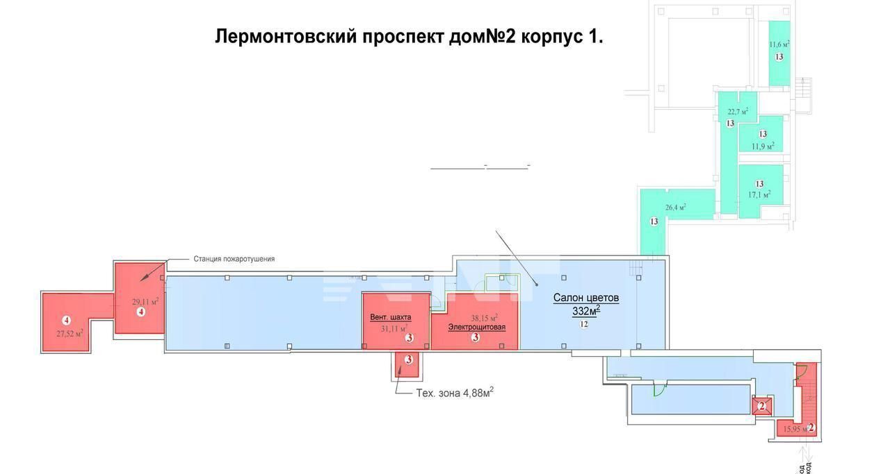 торговое помещение г Москва метро Косино пр-кт Лермонтовский 2к/1 фото 9