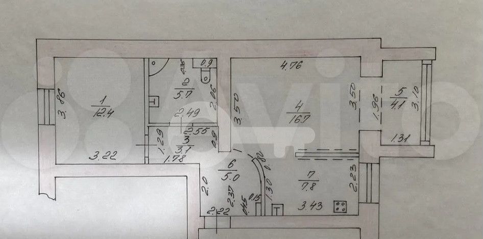 квартира г Казань р-н Вахитовский Суконная слобода ул Лесгафта 21 фото 12