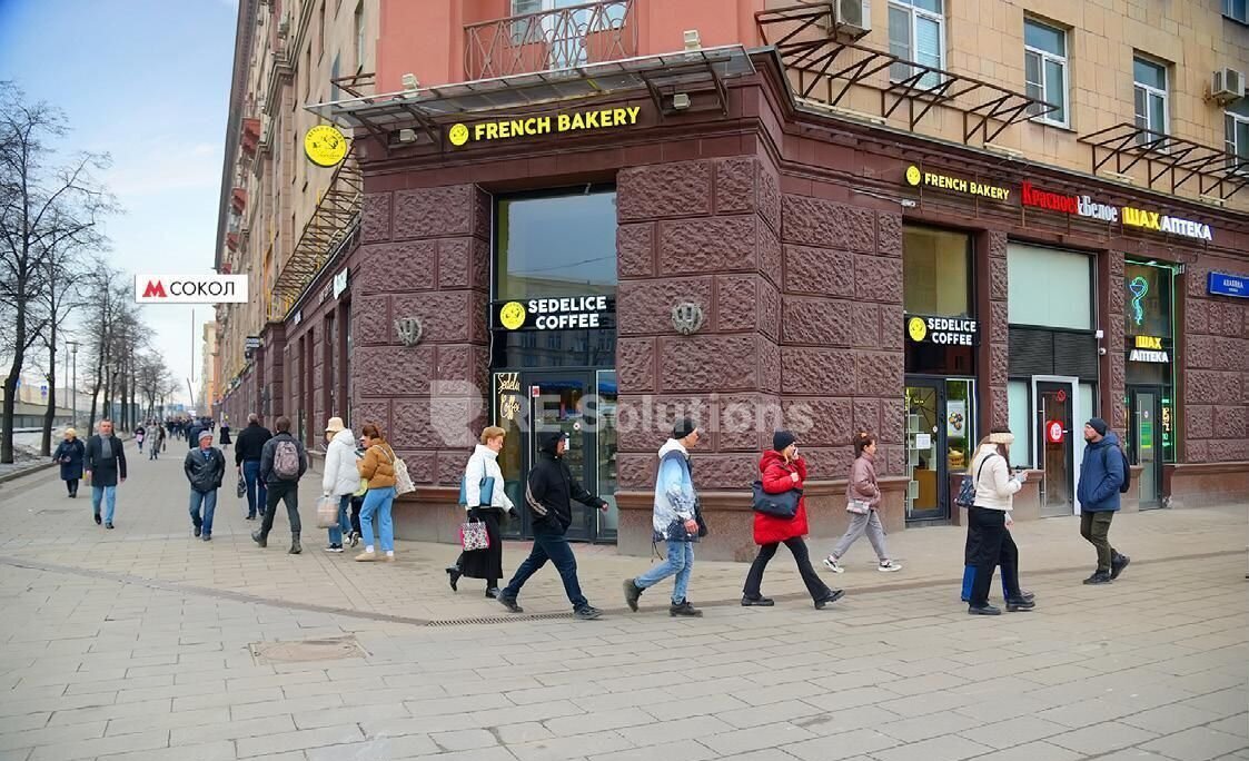 торговое помещение г Москва метро Сокол пр-кт Ленинградский 75к/1 муниципальный округ Сокол фото 3