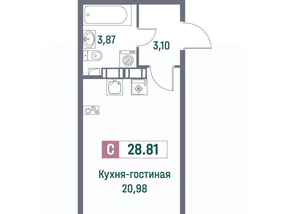 квартира р-н Всеволожский г Мурино ЖК «Фотограф» Девяткино фото 1