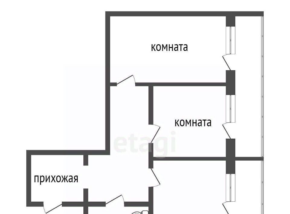 квартира г Красноярск р-н Советский ул Алексеева 48а фото 17