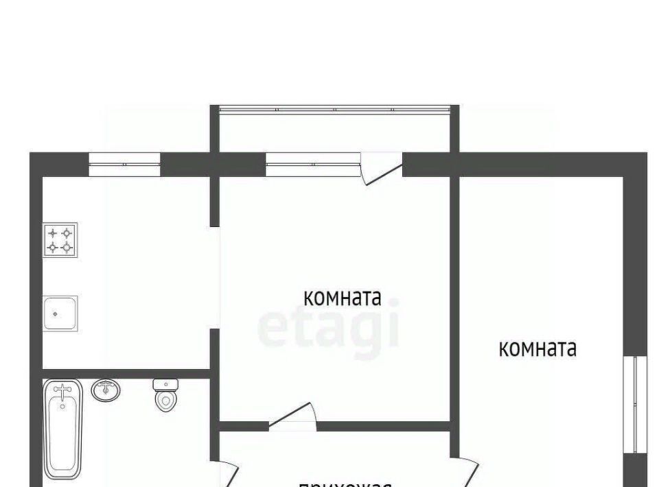 квартира г Красноярск р-н Октябрьский ул Академика Киренского 71 фото 19