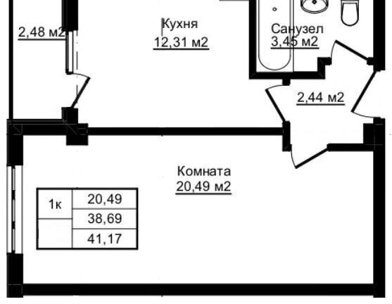 квартира г Сочи с Русская Мамайка р-н Центральный внутригородской ул Пластунская 104бк/3 фото 1