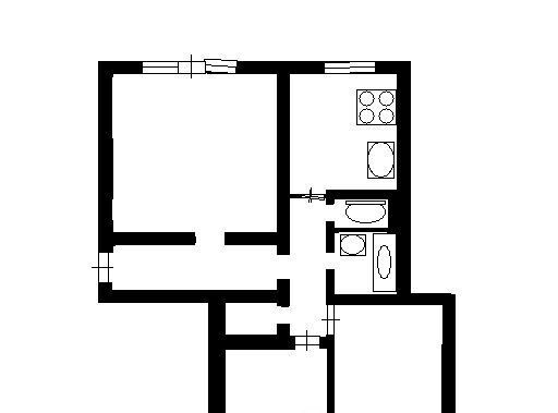 квартира г Омск р-н Кировский ул Дианова 20к/2 фото 2