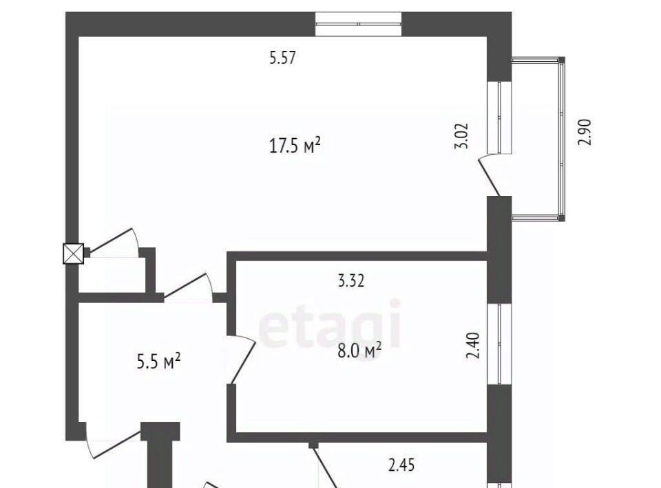 квартира г Череповец р-н Индустриальный ул Ленина 105 фото 29