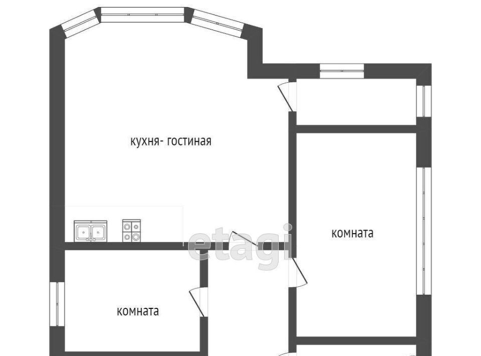 квартира г Ростов-на-Дону р-н Ленинский ул Максима Горького 104 фото 8