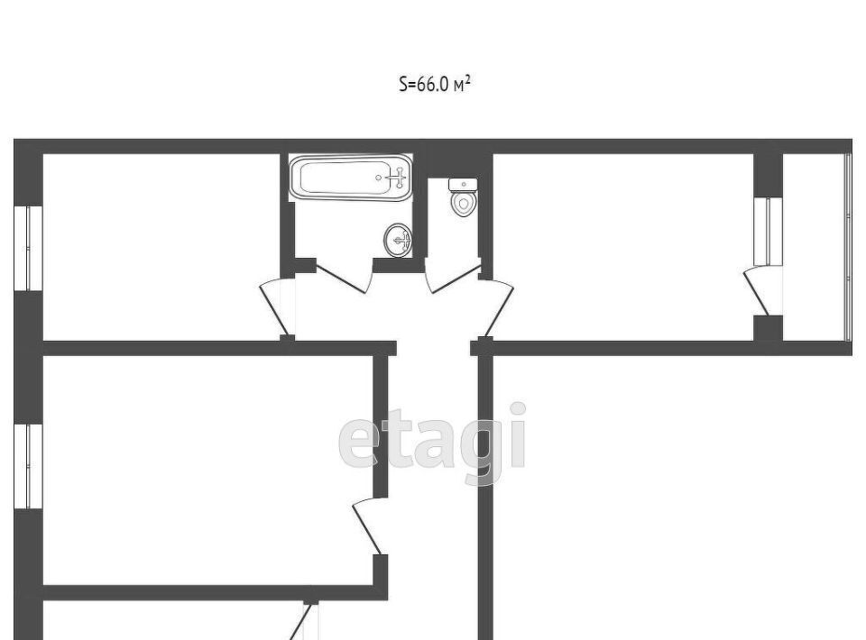 квартира г Батайск ул Октябрьская 124 фото 19