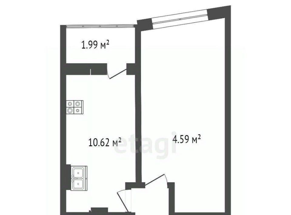 квартира г Ростов-на-Дону р-н Кировский ул Красноармейская 157в/83с 1 ЖК «Рубин» фото 15