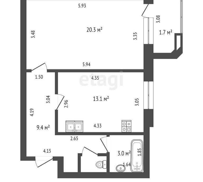 квартира г Стерлитамак ул Худайбердина 222 фото 11