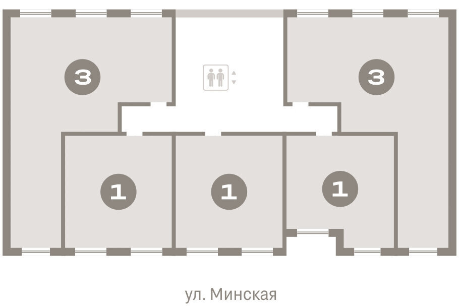 квартира г Тюмень ул Холодильная 65с/2 Ленинский административный округ фото 2