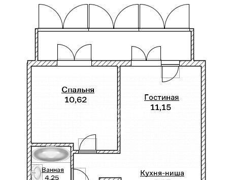 квартира г Пермь р-н Дзержинский ул Сергея Есенина 9а фото 2