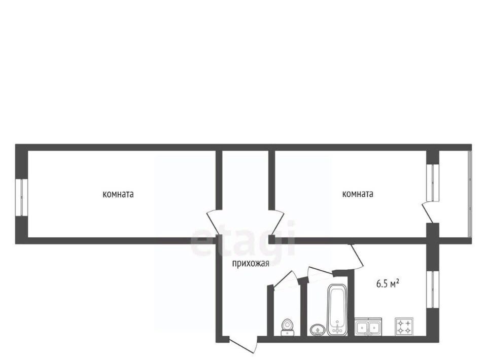 квартира г Муром Южный ш Радиозаводское 42 фото 17