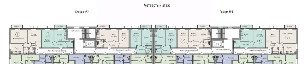 квартира г Волгоград р-н Советский жилой район Долина-2 жилрайон фото 2