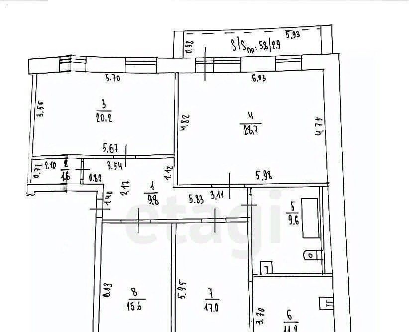 квартира р-н Алексинский г Алексин ул Дубравная 28к/2 фото 10