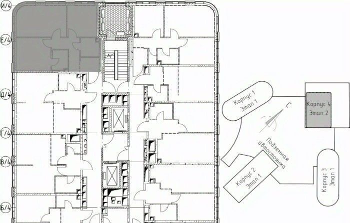 квартира г Москва метро Технопарк ЖК Нагатино Ай-Ленд к 1 фото 2