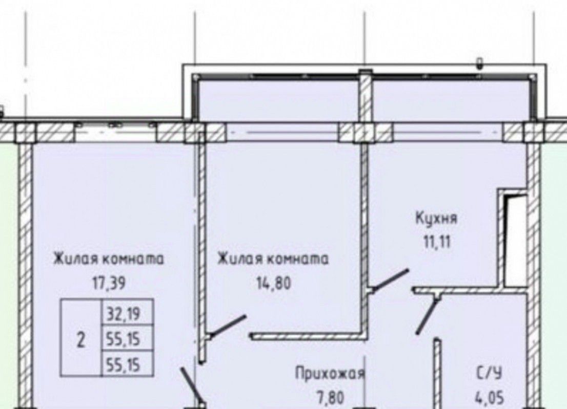 квартира г Нальчик ул Солнечная 8к/1 фото 6